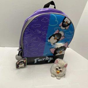 Vintage Extremely Rare Tiger Electronics Furby Backpack Full Size Bookbag NWT - Picture 1 of 13