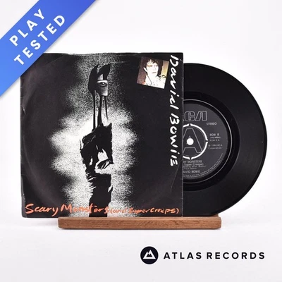 David Bowie - Scary Monsters (And Super Creeps) - Promo 7" Vinyl Record - VG+/EX - Image 1 of 4