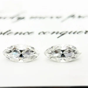 Heißer Verkauf 0,1-10ct Moissanit Stein D Farbe Marquise Schliff VVS1 GRA Großhandelspreis - Bild 1 von 20