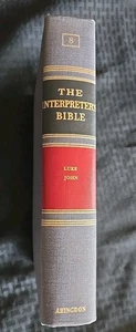THE INTERPRETER'S BIBLE Vol. 8 LUKE JOHN 1952 - Picture 1 of 12