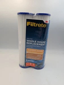 Filtrete 3M Standard Whole House Water Filter Replacement Filters Sump Style 2 - Picture 1 of 2