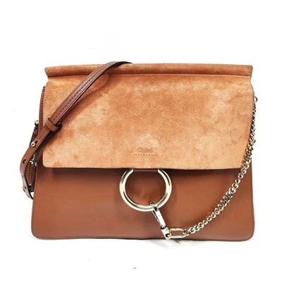 NO TARIFF Chloe Shoulder Bag Brown Leather 4494452 - Image 1 of 4