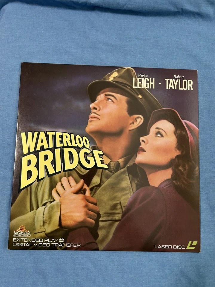 "Waterloo Bridge" MGM/UA Laserdisc 1940 WW I Robert Taylor Vivian Leigh Foto 1 de 2