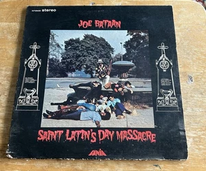 Joe Bataan Saint Latin's Day Massacre Fania SLP-00420 Latin LP VINYL Record READ - Foto 1 di 12