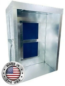 4’x5'x7' Powder Coating Spray Booth, Paint Booth, Semi-Downward Draft, LED Light - Picture 1 of 7