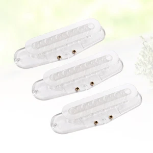 3pcs GB801H-50 Transparent Humbucker Pick-up Bobbin Guitare Vis Côté Pour - Photo 1/11