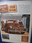 1941 Desoto De Soto Large Mag Car Ad  Your Next Car The Minute You Drive It