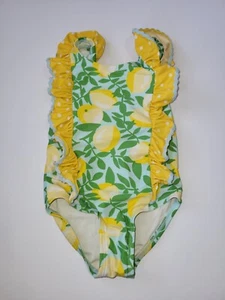Matilda Jane Day in the Sun Lemon Swimsuit size 4 one piece ruffle - Picture 1 of 5