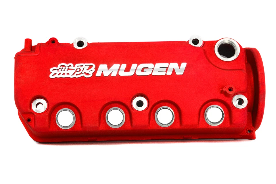 RED MUGEN Racing Rocker Engine Valve Cover For 1996-2000 HONDA CIVIC SOHC VTEC  - Image 1 of 4