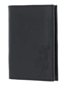 Cartera combinada oxmox Leather RFID Protect Lizard negra nueva - Imagen 1 de 10