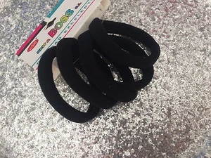 LOT 5 ELASTIQUES POUR CHEVEUX NE FAIT PAS MAL A LA TETE NE TIRE PAS NOIR - Imagen 1 de 1