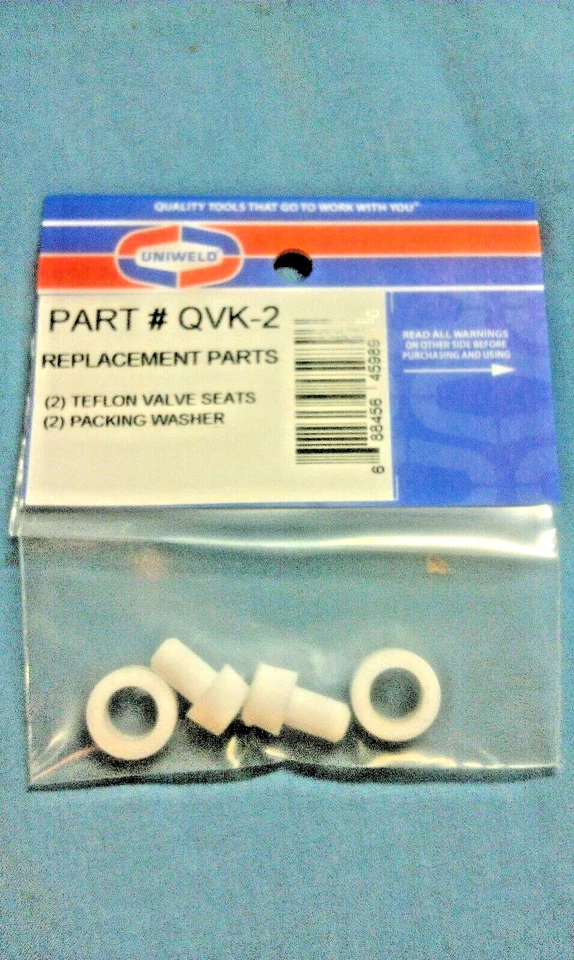 UNIWELD, Repair Kit For The 2 Valve Brass Manifold, Part# QVK-2, Gauge Set Parts