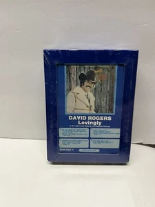 David Rogers Lovingly - Vintage 8 Track Cartridge Tale - Sealed New Atlantic - Picture 1 of 3
