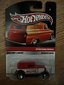 Hot Wheels Sweet Rides '32 Ford  Sedan Delivery Authentic Decos Metal Charms - Picture 1 of 4