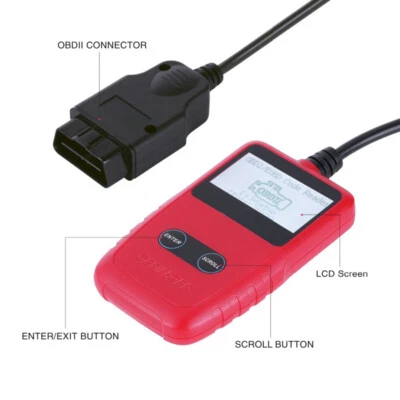 Car Scanner Code Reader EOBD OBDII Engine Diagnostic Reset Tool VC309 Portable - Image 1 of 4