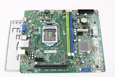 Placa madre Acer Aspir MS-7869 Ver 1.0 con protector de E/S Foto 1 de 4