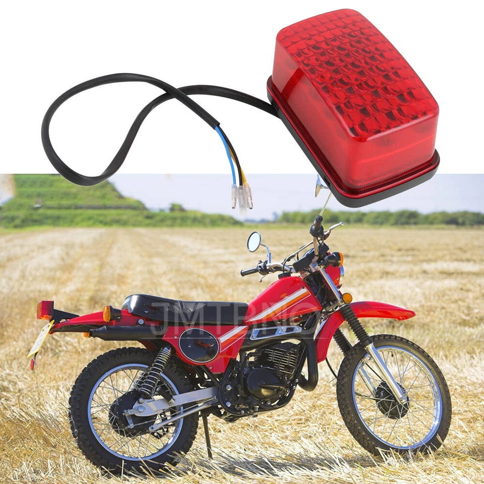 Красный задний фонарь в сборе ходовой стоп-сигнал для мотоцикла Suzuki TS250 26 светодиодов - Изображение 1 из 4