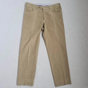 Canali Mens Chino Pants Size 48 W31 L27 Trousers 100% Cotton Heavyweight - Picture 1 of 18