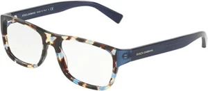 Dolce & Gabbana-3276-Eyeglass Frames 3141 Blue Havana- 52-17-140 - Picture 1 of 1