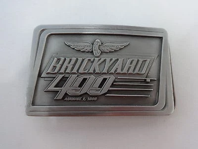 Brickyard 400 1998 hebilla de cinturón edición limitada 327 de 500 peltre Jeff Gordon Foto 1 de 4