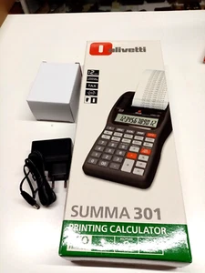 CALCOLATRICE SCRIVENTE OLIVETTI SUMMA 301 CON ALIMENTATORE - Foto 1 di 3