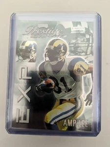 🏆 Playoff Prestige EXP Reflections 1999 plata/3250 AMP LEE #81 ST. LOUIS RAMS - Imagen 1 de 2