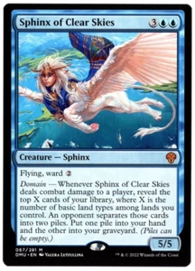 Sphinx of Clear Skies 067/281 Mythic Non Foil Dominaria United Magic The Gathering Casi Como Nueva - Imagen 1 de 2