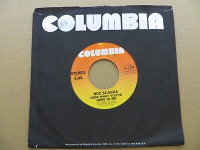Boz Scaggs – Look What You’ve Done To Me - 1980 - Columbia 1-11349 7" Single VG+ - Image 1 of 4