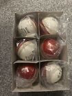 Readers County Crown A RED/WHITE Leather Cricket Ball - Box of 6 Balls
