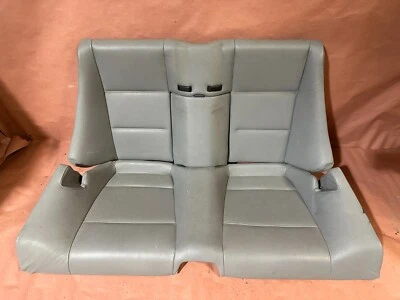 Asiento trasero completo BMW E46 330CI 325CI convertible cuero gris fabricante de equipos originales 81 k millas Foto 1 de 4