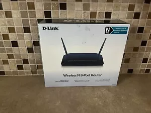 D-LINK DIR-632 BLACK 10/100MBPS WI-FI WIRELESS-N 8-PORT USB NET ROUTER URT3-0 - Picture 1 of 6