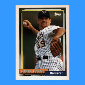 1992 Topps Baseball #638 - Chris Bosio [Base] Milwaukee Brewers NM-MT