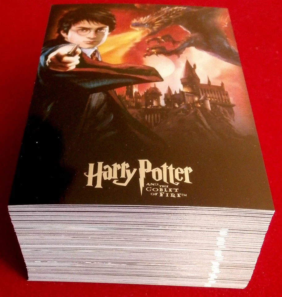 HARRY POTTER, GOBLET OF FIRE - COMPLETE BASE SET, 90 trading cards, ARTBOX 2005 - Image 1 of 4