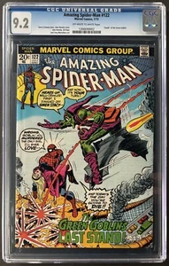 AMAZING SPIDER-MAN #122 CGC 9.2 MARVEL COMICS 1973 - DEATH OF THE GREEN GOBLIN - Picture 1 of 3