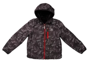 ZeroXposur Boy's (Kids) Black/Red Camo Fuzzy Reversible Jacket (D51103K) - NWT - Picture 1 of 2