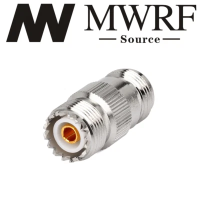 MWRF SOURCE N Female to UHF SO239 Female Adapter; Fast Shipping; US Seller