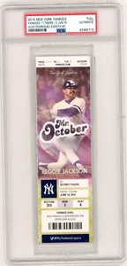 2015 Nueva York Yankees vs Tigres Alex Rodríguez Arod 3k 3.000o éxito boleto completo PSA WOW - Imagen 1 de 2