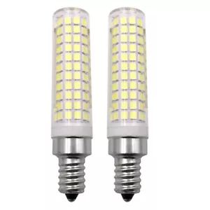 2pcs E12 Standard Base LED bulb 10W 136 Led Ceiling Fan Light Equivalent 100W H - Picture 1 of 6
