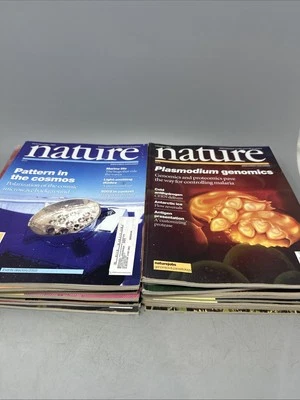 Lot of 20 Nature Magazines International Weekly Journal of Science Year 2002 - Image 1 of 4