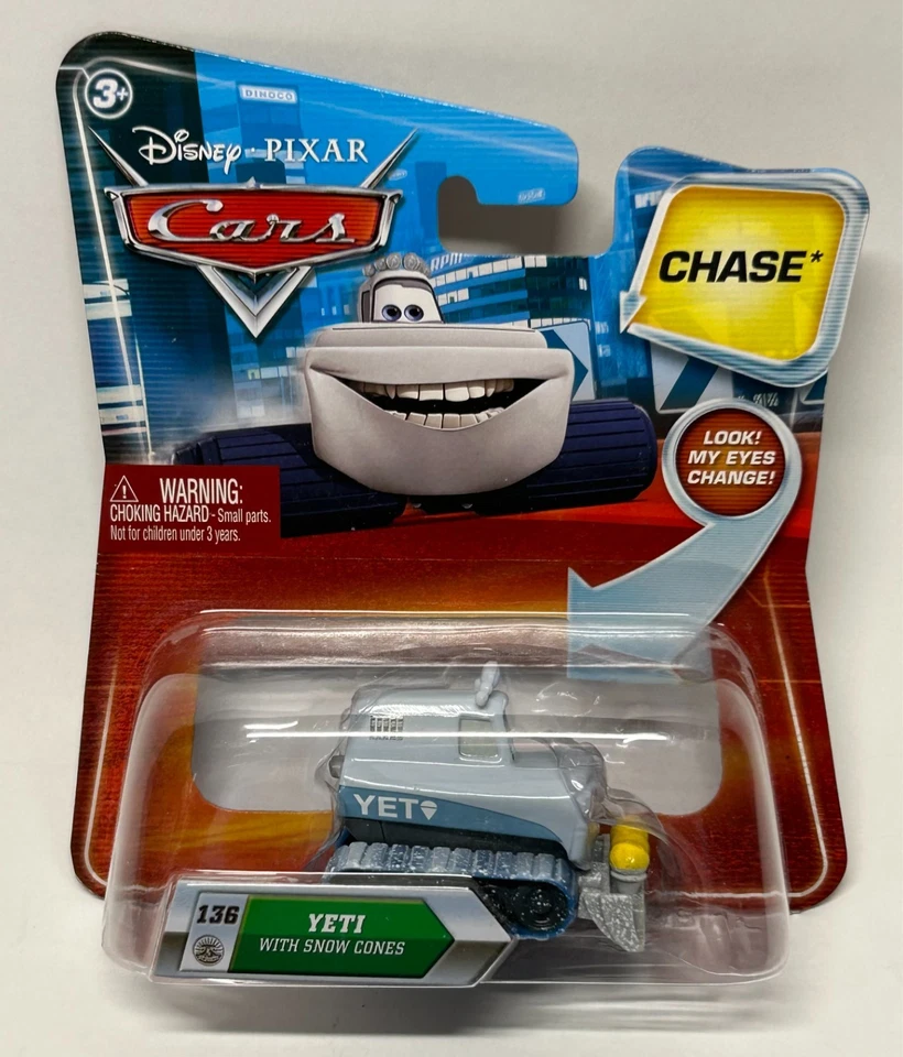 Disney Pixar Cars Yeti With Snow Cones Chase - Eyes Change (Nuevo, Sellado de Fábrica) Foto 1 de 2