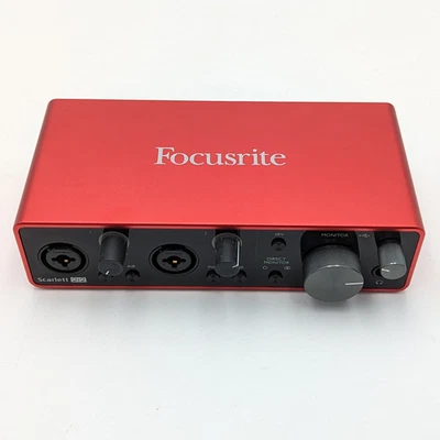 Focusrite Scarlett 2i2 3rd Gen USB Audio Interface Black/Red MOSC0025 - Image 1 of 4
