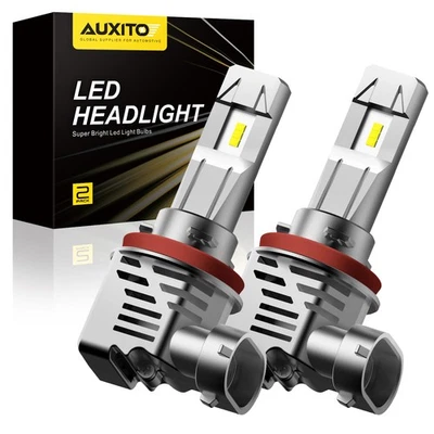 H11 LED Headlight Kit 6500K White Super Bright Bulbs 30000LM HIGH/LOW BEAM - Image 1 of 4