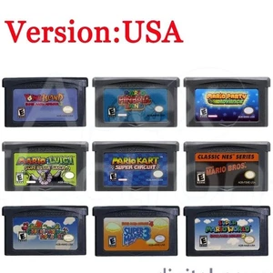 Super Mario GBA Game Cartridge Super Mario Series Advance Bros KartFor GBA/SP/DS - Picture 1 of 28