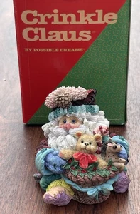 Crinkle Claus Cousin With Teddy 659005 - Picture 1 of 6