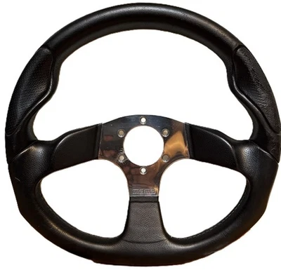 MOMO COMMANDO 2R Steering Wheel 350mm Bolt Flat Bottom BMW M Porsche JDM GR86 NA — 第 1/4 张图片