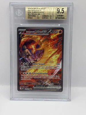 Team Rockets Moltres EX Destined Rivals 229/182 SIR BGS 9.5 - Image 1 of 2