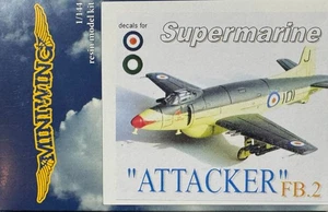 1/144 Fighter : Supermarine Attcker FB.2 [FAA/Pakistan] #mini075 : MINIWING - Picture 1 of 4
