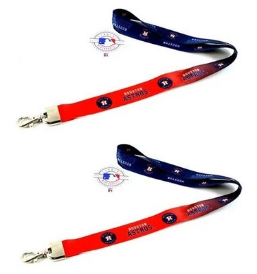 Houston Astros MLB Ombre Lanyard 2 Pack - Image 1 of 2