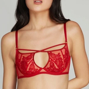 🆕Sujetador con aros Agent Provocateur Demelza rojo - Imagen 1 de 11