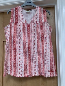 Weird Fish Patterned Blouse New Size 12 - Picture 1 of 5